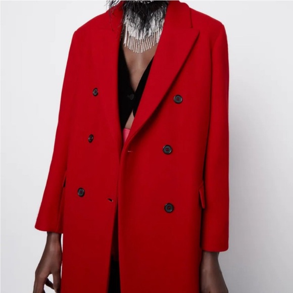 NWT ZARA WOOL BLEND MENSWEAR COAT - Picture 11 of 14